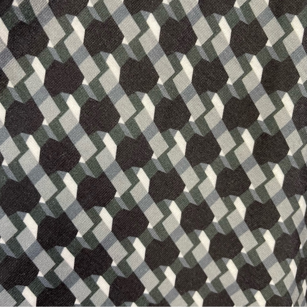 Suzanne Betro women’s size Large Mock Neck Dress streetwear geometric - Picture 2 of 13